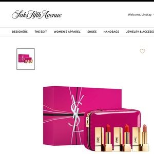 Yves Saint Laurent Makeup - NEW Yves Saint Laurent vanity cosmetic bag+make-up Yves Saint Laurent Makeup - NEW Yves Saint Laurent vanity cosmetic bag+make-up